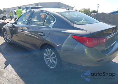 2014 Infiniti Q50 Premium from USA, damaged, VIN JN1BV7AP7EM684322